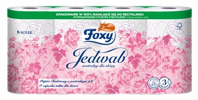 

Foxy Jedwab Papier toaletowy zapachowy 8 szt.