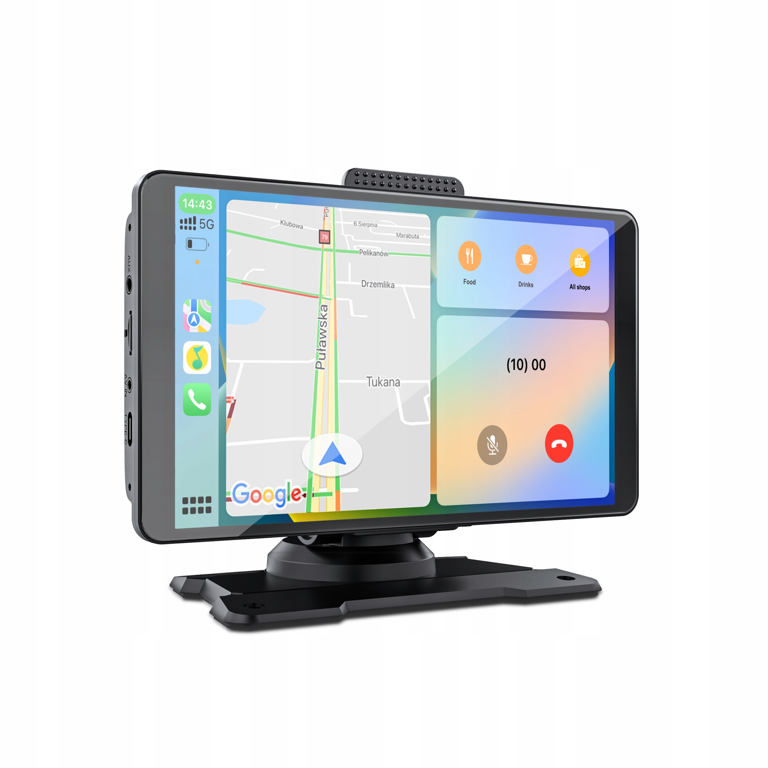 Nexadio CP100 Ekran samochodowy CarPlay/Android Auto — 6
