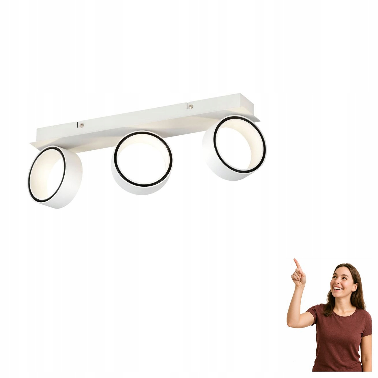 Lampa reflektor spot Led 3x4,6W Albariza 39586 Eglo