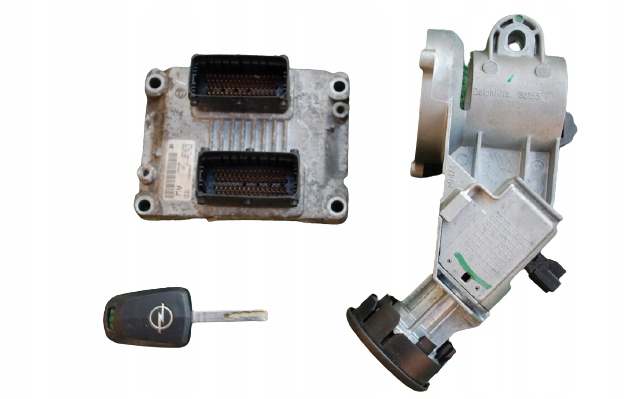55557932 - Комплект замка запалювання комп'ютер OPEL CORSA D 1.0 B Z10XEP