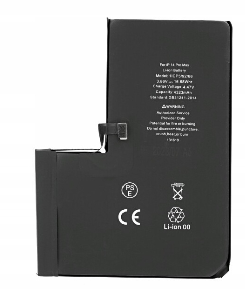 Bateria Oem do Iphone 14 Pro Max Li-Ion 4323mAh