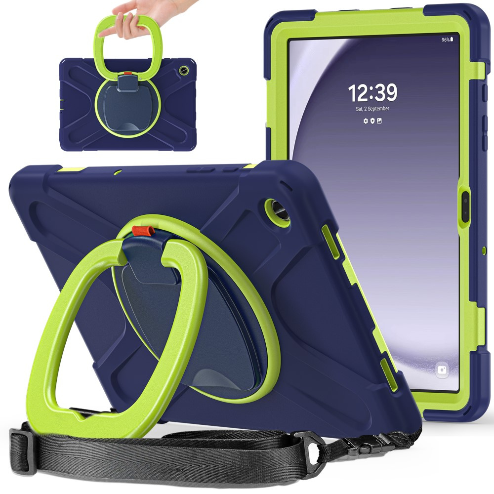 Pouzdro Pancéřové Silné Pro Samsung Galaxy Tab A9+ Plus Case S Popruhem Kryt