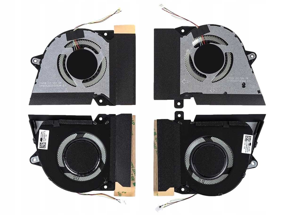 Ventilátory Pro Asus Rog Zephyrus 14 G14 GA401Q GA401QC GA401QE Cpu+gpu 12V