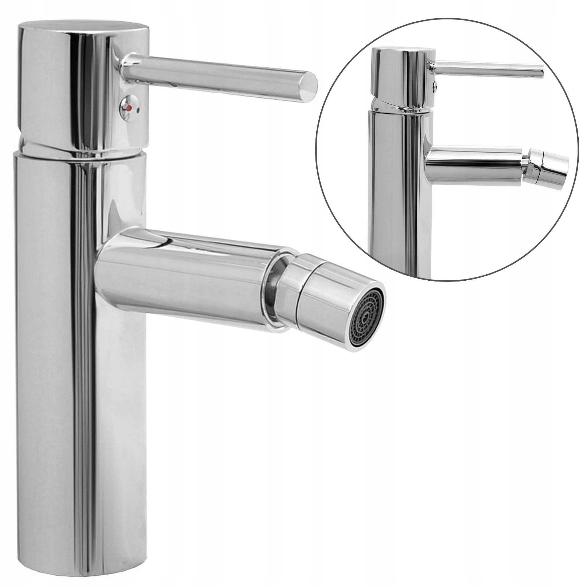 Bidetová batéria na bidet Chrómová Stojaca Tess Rea Pohyblivá