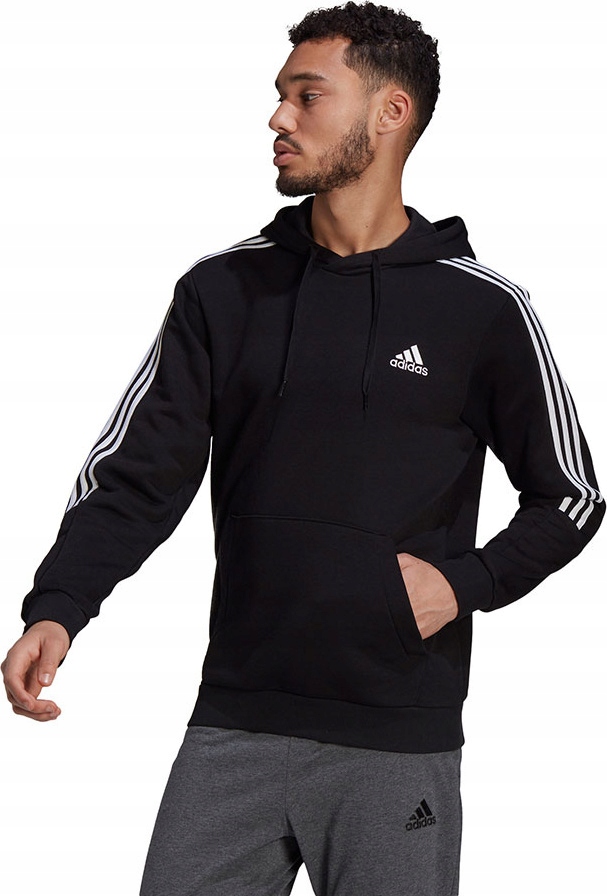 Pánská Mikina Adidas Essentials Hoodie Dresová Černá vel S
