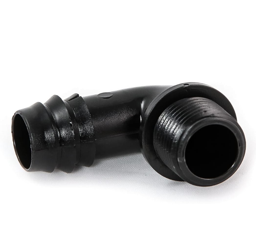 

Kolano wciskane 20mm x 1/2" Gz gwint zewnęt