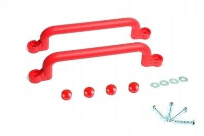 

Rączki Plastikowe Porowate 33CM Czerwone