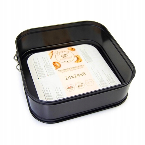 

Blacha Tortownica Pieczenia Ciast Kwadrat 24x24 cm