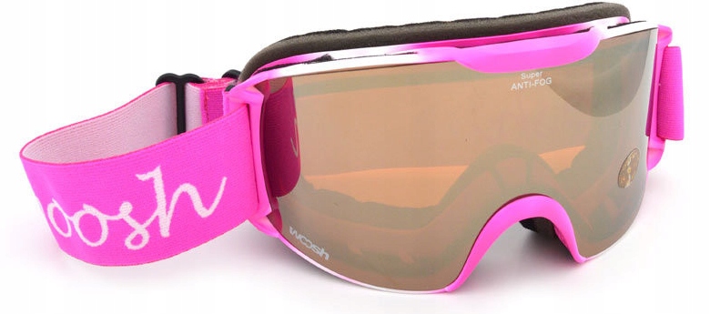 GOGLE NARCIARSKIE WOOSH W90-5 UV + ETUI + SKI RZEP