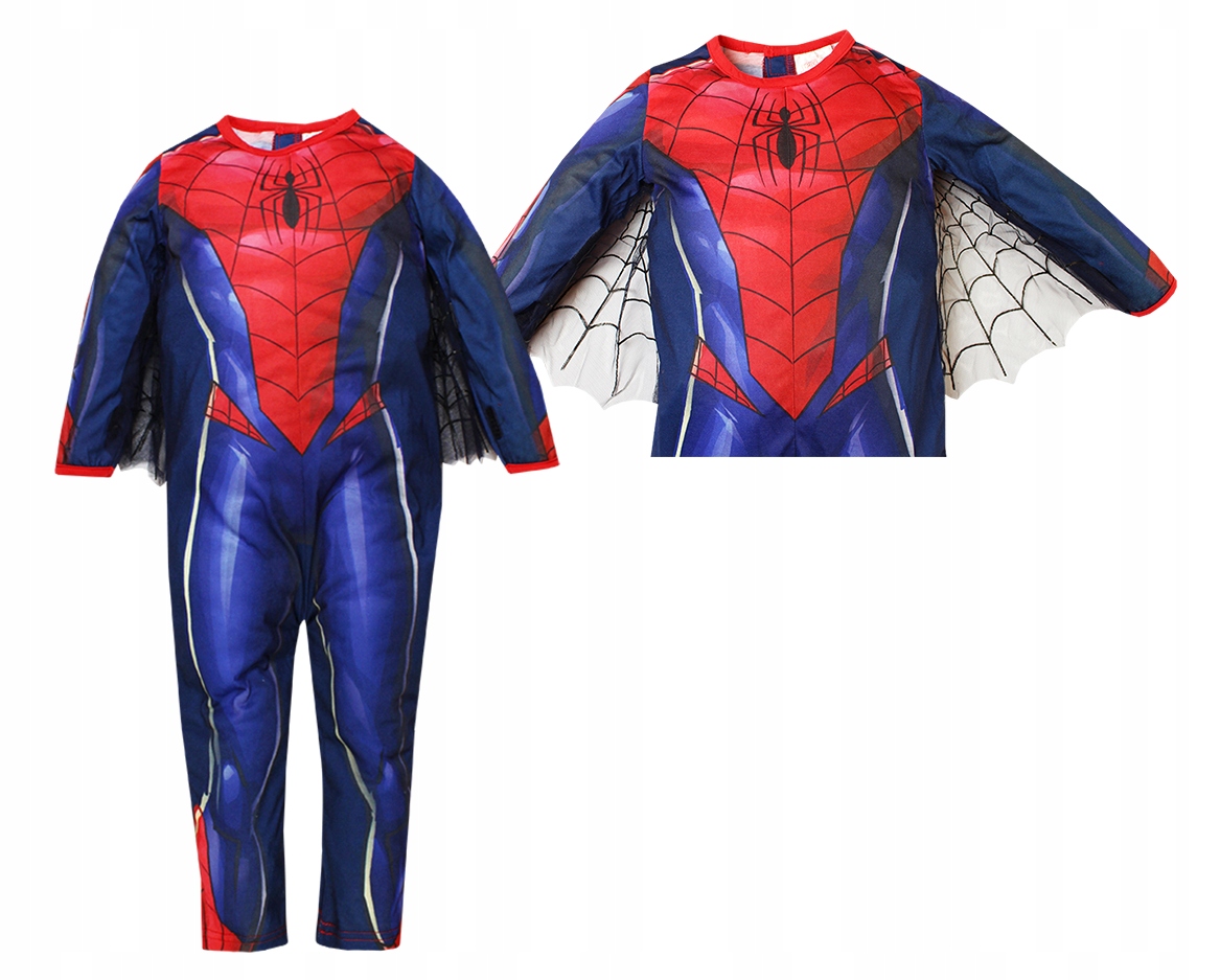 

Spiderman Piżama Strój Marvel Chłopięcy Pająk 116