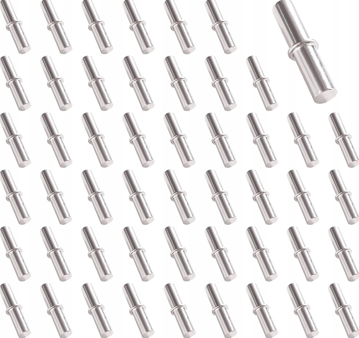 Kołki 25x5 mm 50 sztuk metalowe wsporniki podpora półki szafki