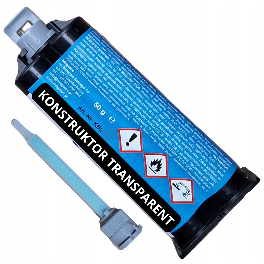 Klej do lamp samochodowych Plexi Pleksi Pmma Abs Konstr. bezbarwny +gratisy