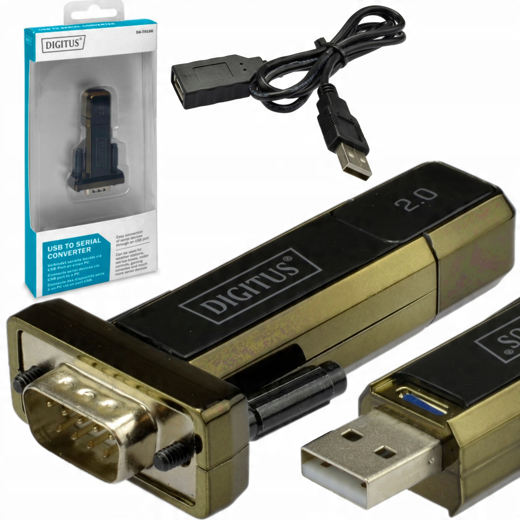 

Digitus Konwerter Usb 2.0 do RS232 Ftdi FT232RL