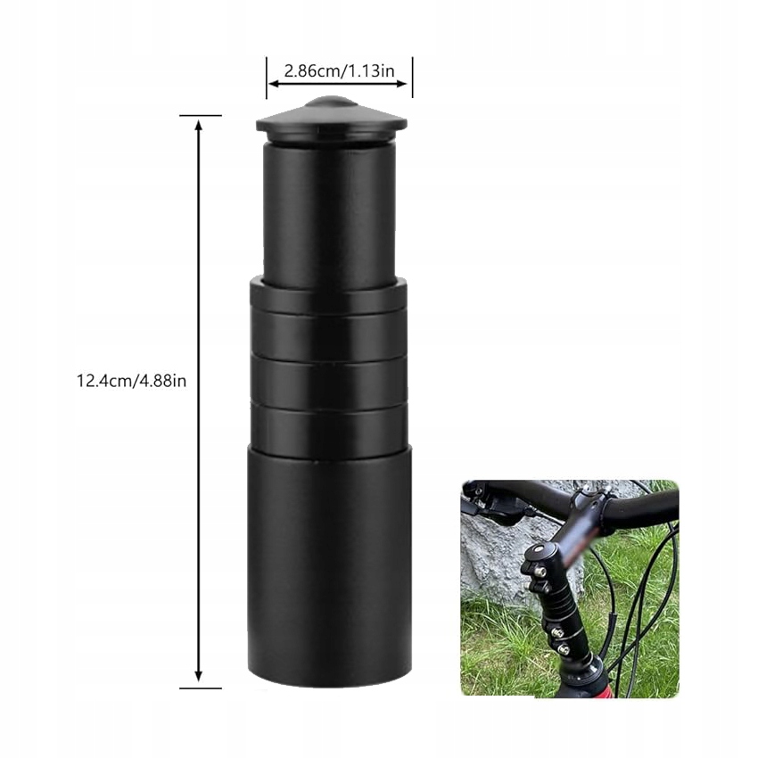 WSPORNIK KIEROWNICY ROWEROWEJ 28.6 MM DO ROWERÓW GÓRSKICH I WYŚCIGOWYCH Marka inna