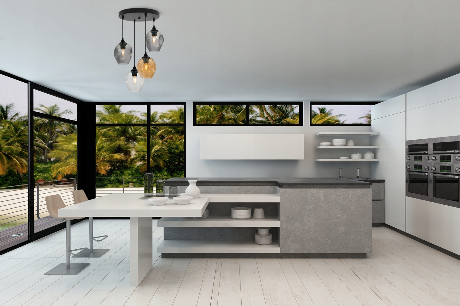 LAMPA WISZĄCA SUFITOWA ŻYRANDOL NAD STÓŁ NAD WYSPĘ Marka Light Home