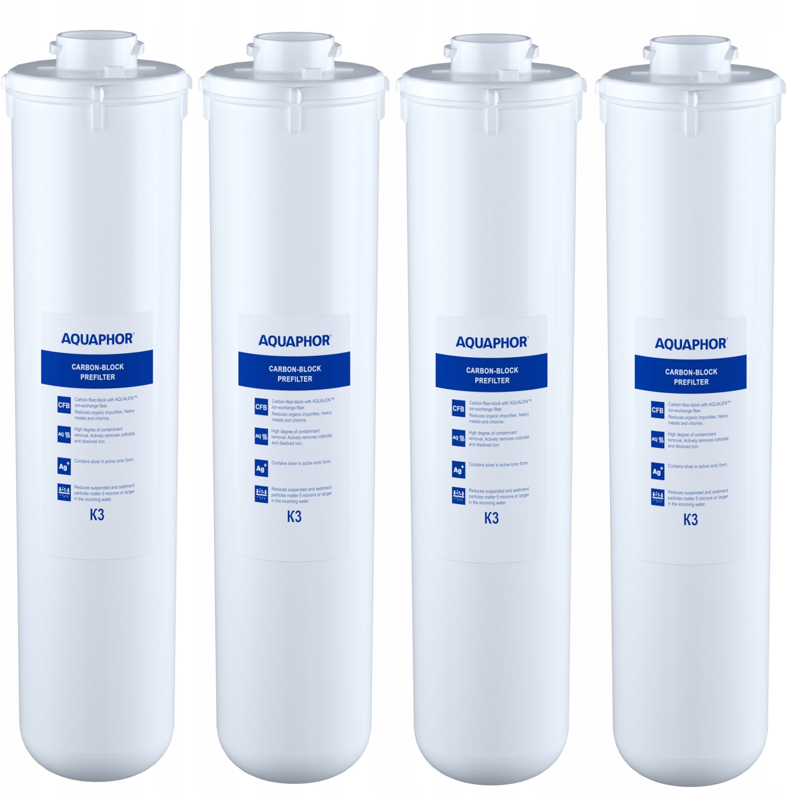 Aquaphor K3 Filtračné vložky 4 ks Najvyššia filtrácia vody