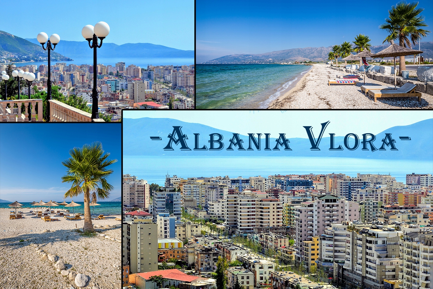 

Magnesy na lodówkę miasta - Albania Vlora