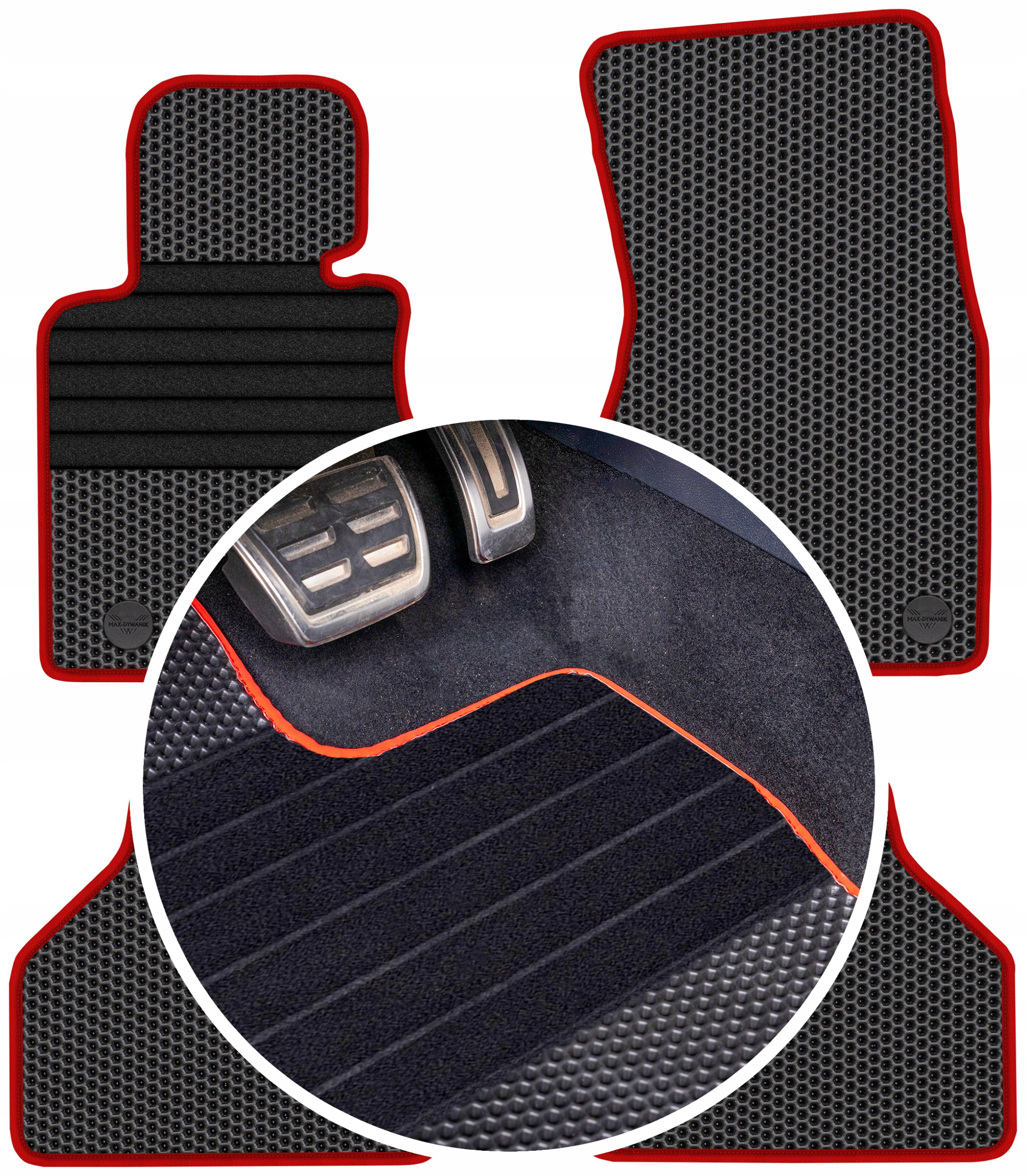 Bmw 7 E65 Short 2001-2008 Gumové koberce Eva Eternity Plátky Medu
