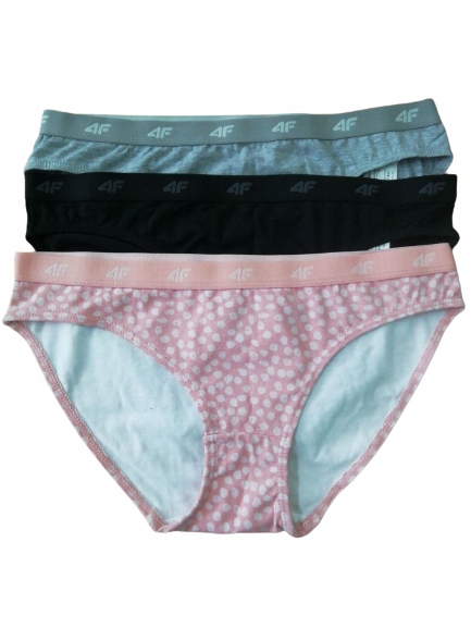 

3PAK Figi Dziewczęce majtki 4F *146-152