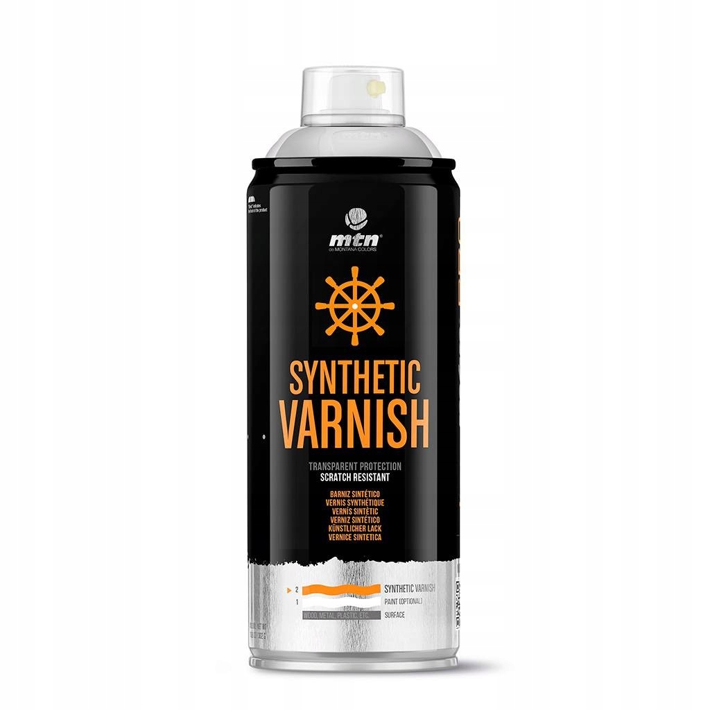 

Lakier spray Bezbarwny Matowy do drewna 400 ml Mtn