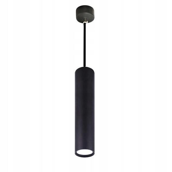 

Lampa Wisząca Sufitowa Tuba czarna 50cm GU10