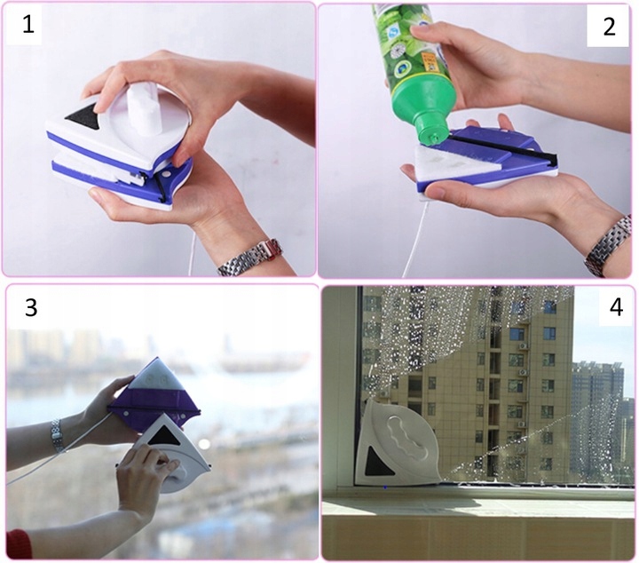 MYJKA DO MYCIA OKIEN SZYB DWUSTRONNA MAGNETYCZNA Marka Aptel