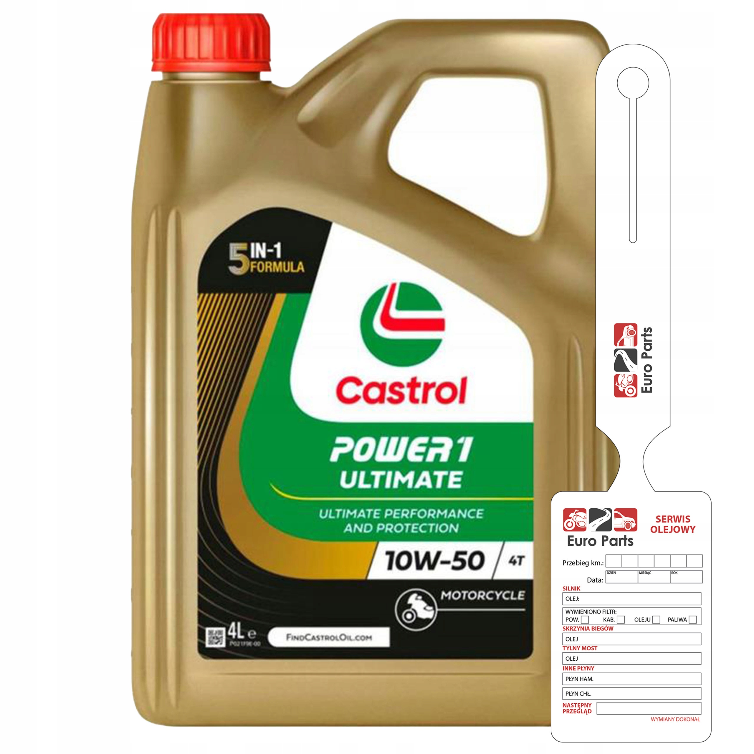 Olej silnikowy Castrol POWER1 Ultimate 4T 10W50 4L
