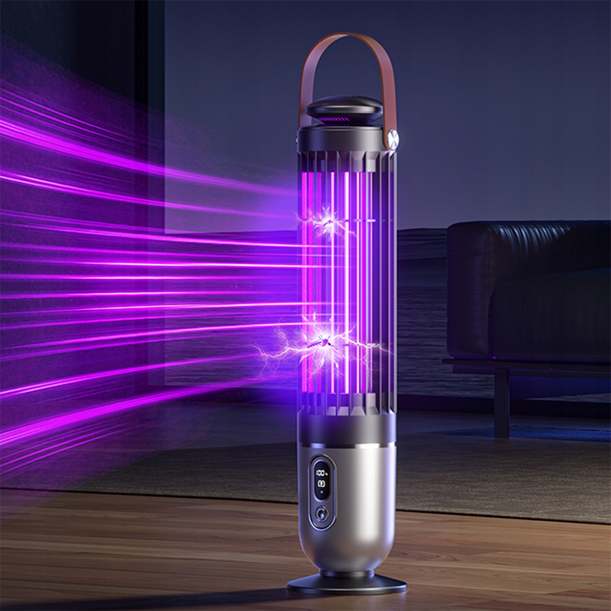 Lampa Owadobójcza Na Komary Ćmy Muchy Owady Pułapka Mocna Duża Elektryczna