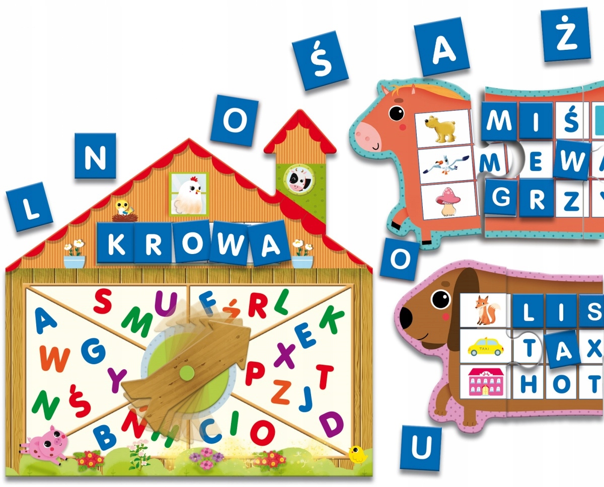 Gra edukacyjna Carotina Farma ze słowami