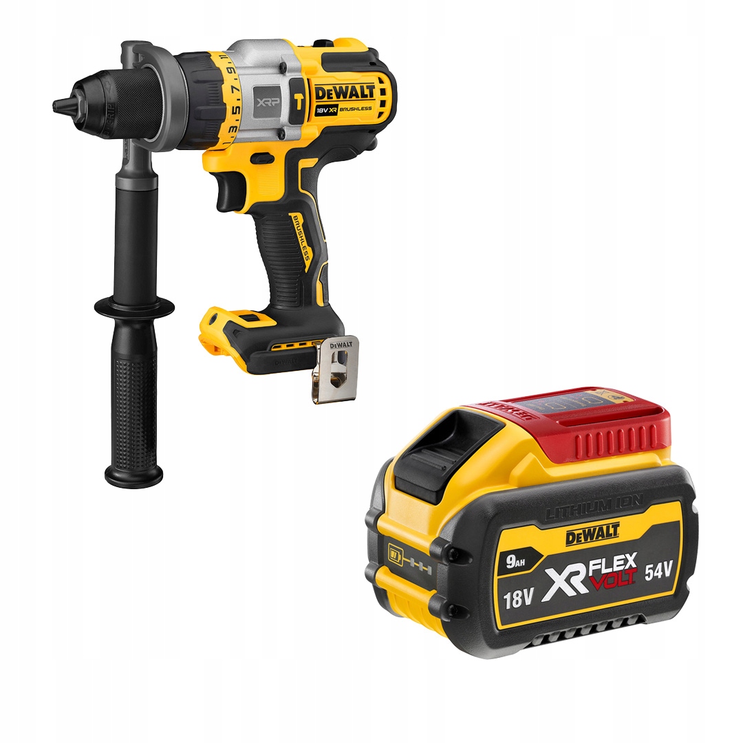 DeWALT rázový Aku Šroubovák 126 Nm DCD999N akumulátor 9 Ah DCB547