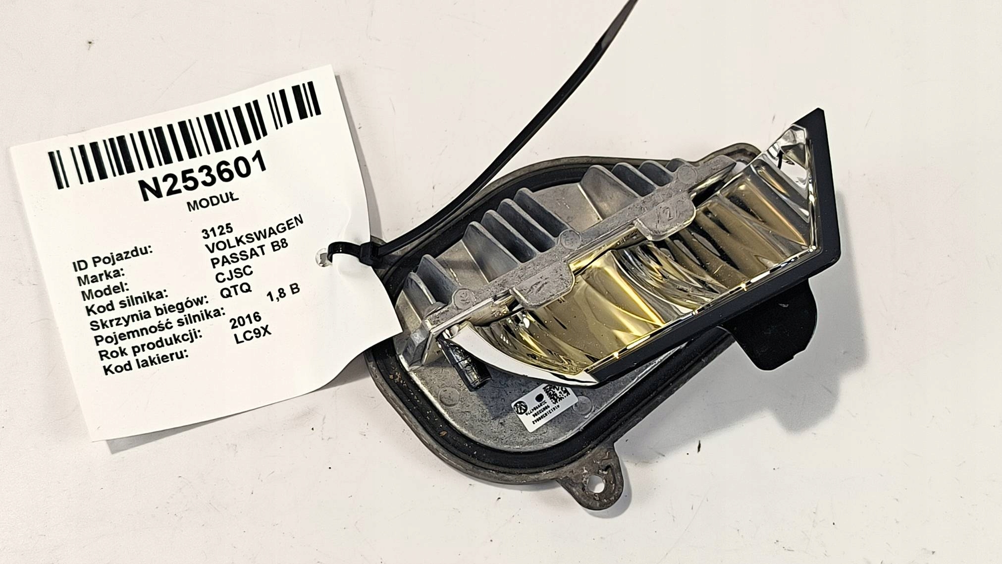 module steering REFLEKTORA 3G0998477A VOLKSWAGEN PASSAT B8