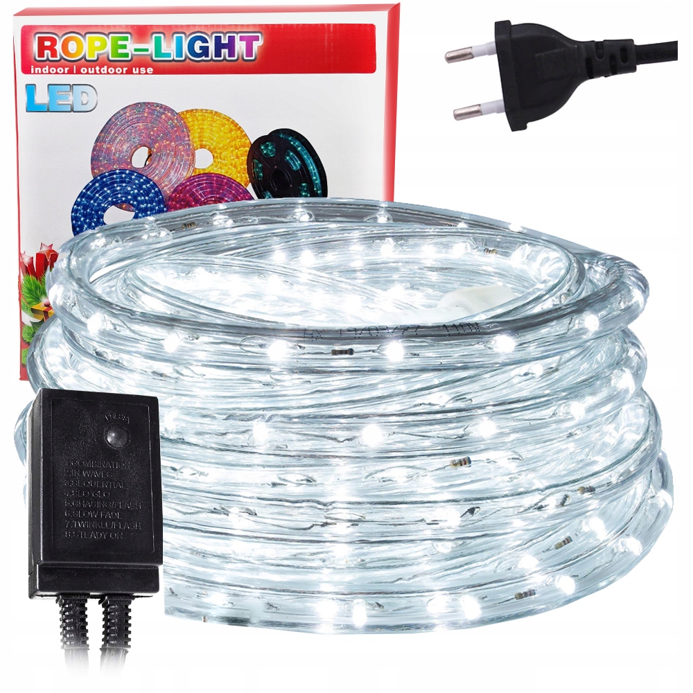 

Wąż Świetlny zewnętrzny Led 10m lampki zewnętrzne