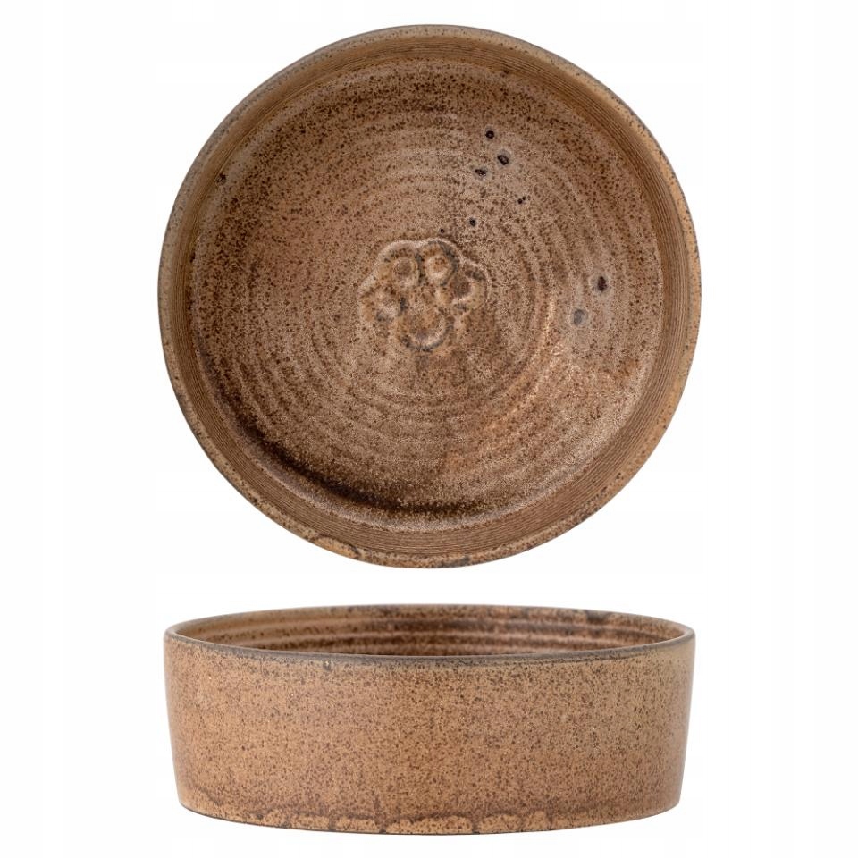 Levně Bloomingville Buddy Keramická miska pro psa 21,5 cm Hnědá