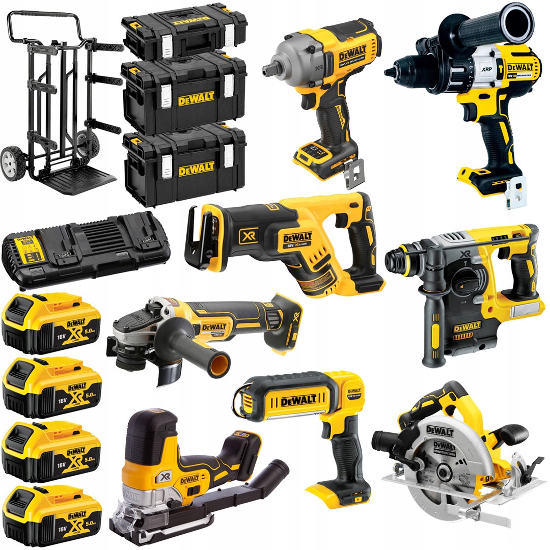 Zestaw Combo DeWALT DCK856P4 z narzędziami elektrycznymi