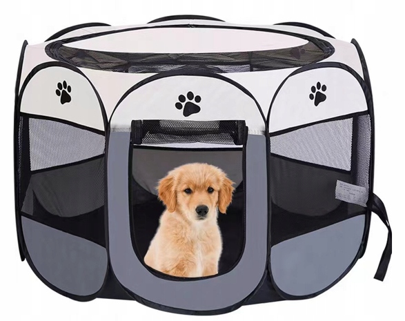 Levně Kotec Lehká Pro Psa Kočku Králíka štěňat zvířat XXL 59 x 114 cm