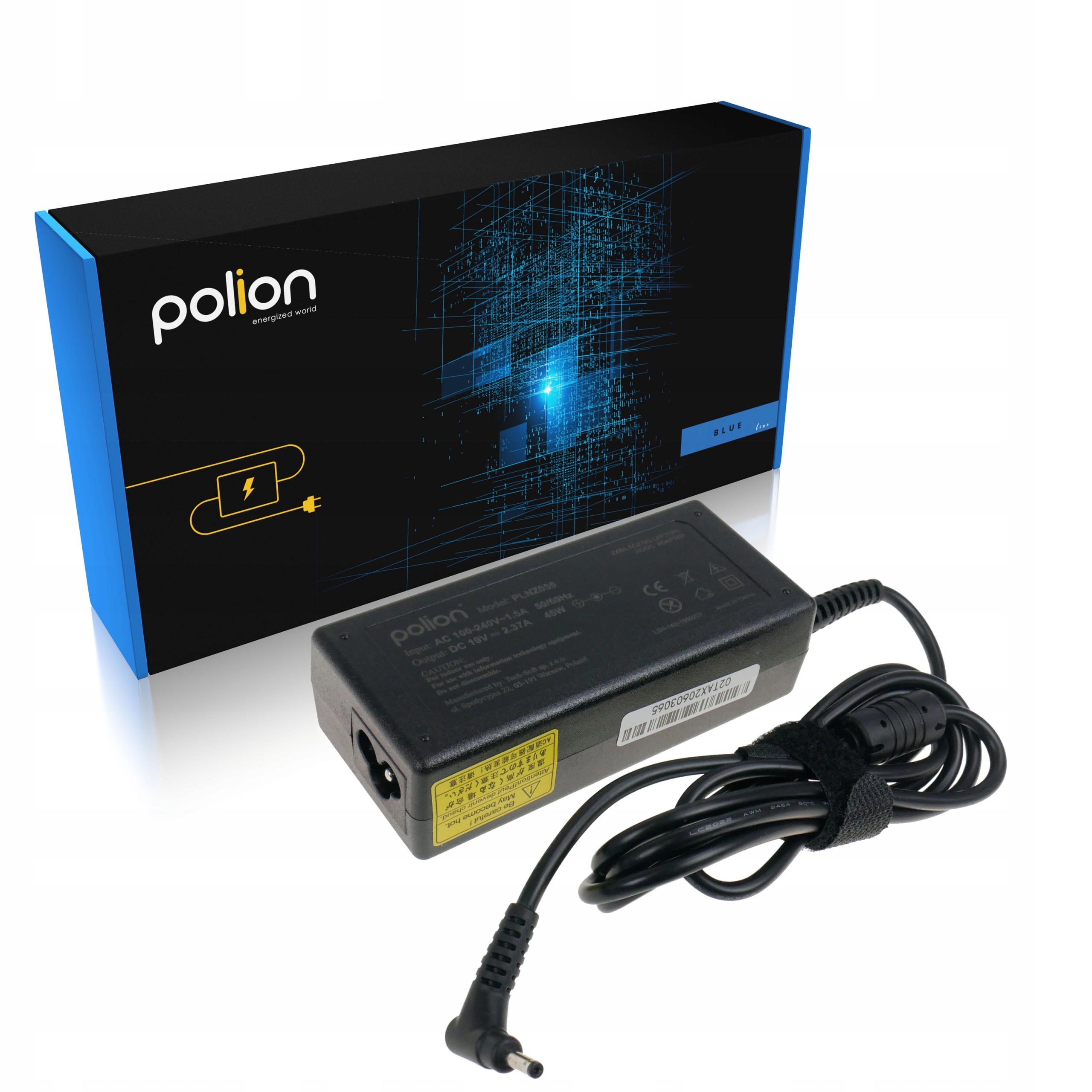 

Ładowarka 45W do Acer Asus 19V 2,37A 3,0x1,1mm