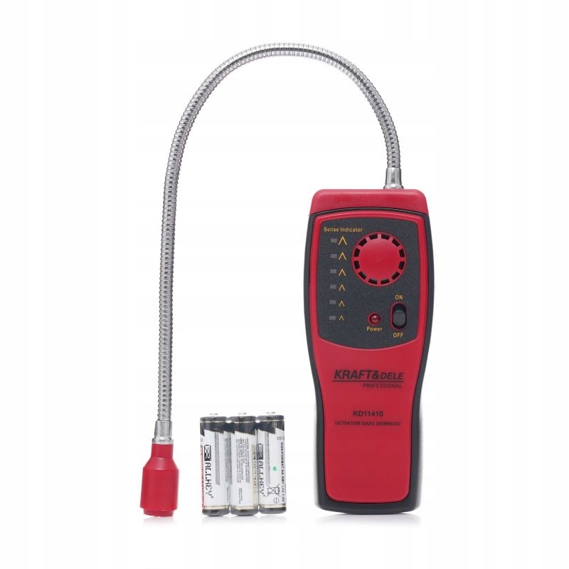 Detektor plynu Kraft&dele KD11410 Lpg a zemního plynu s elastickou sondou