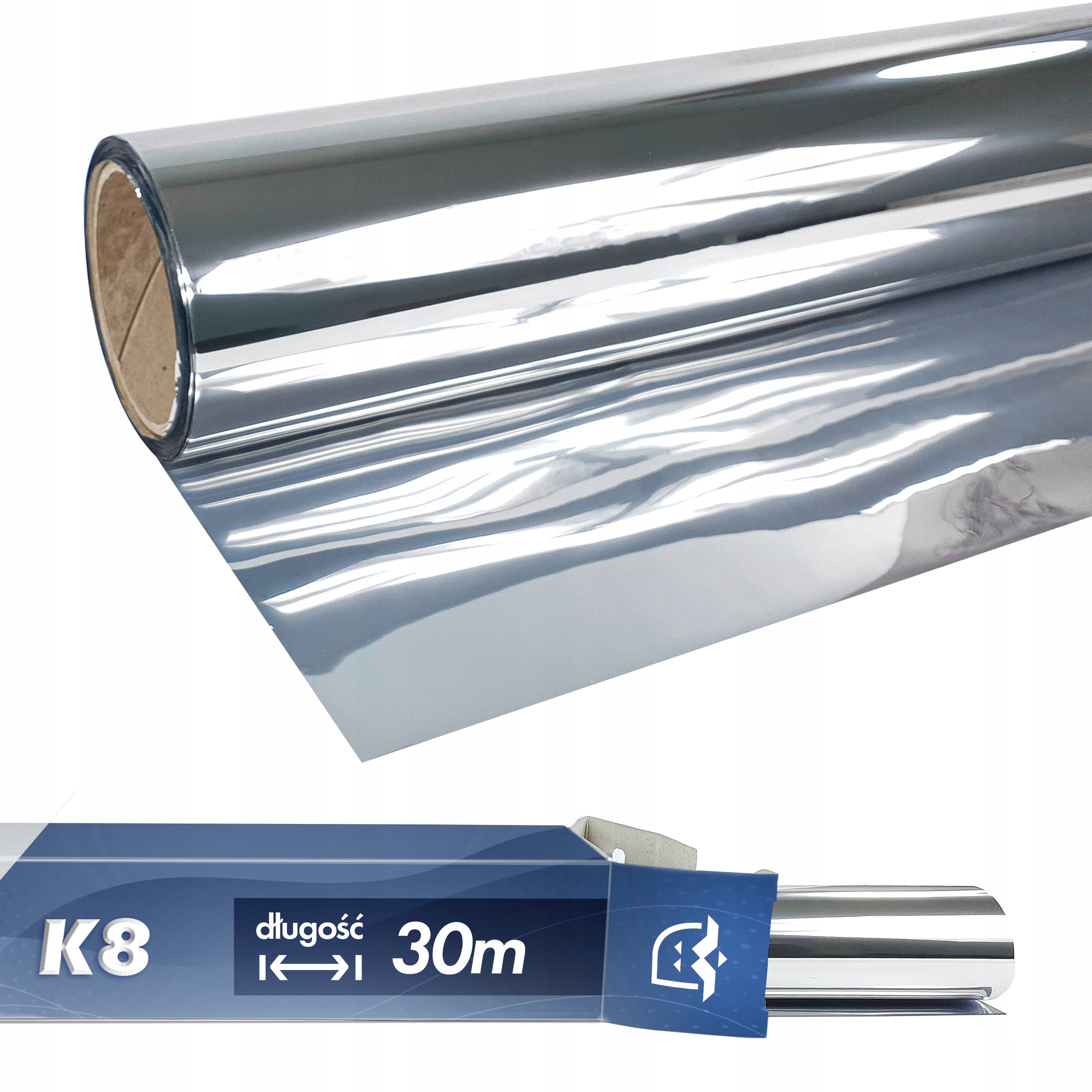 Vonkajšie benátske zrkadlo Samolepiaca fólia na okná a sklá Diy 50 cm x 30 m