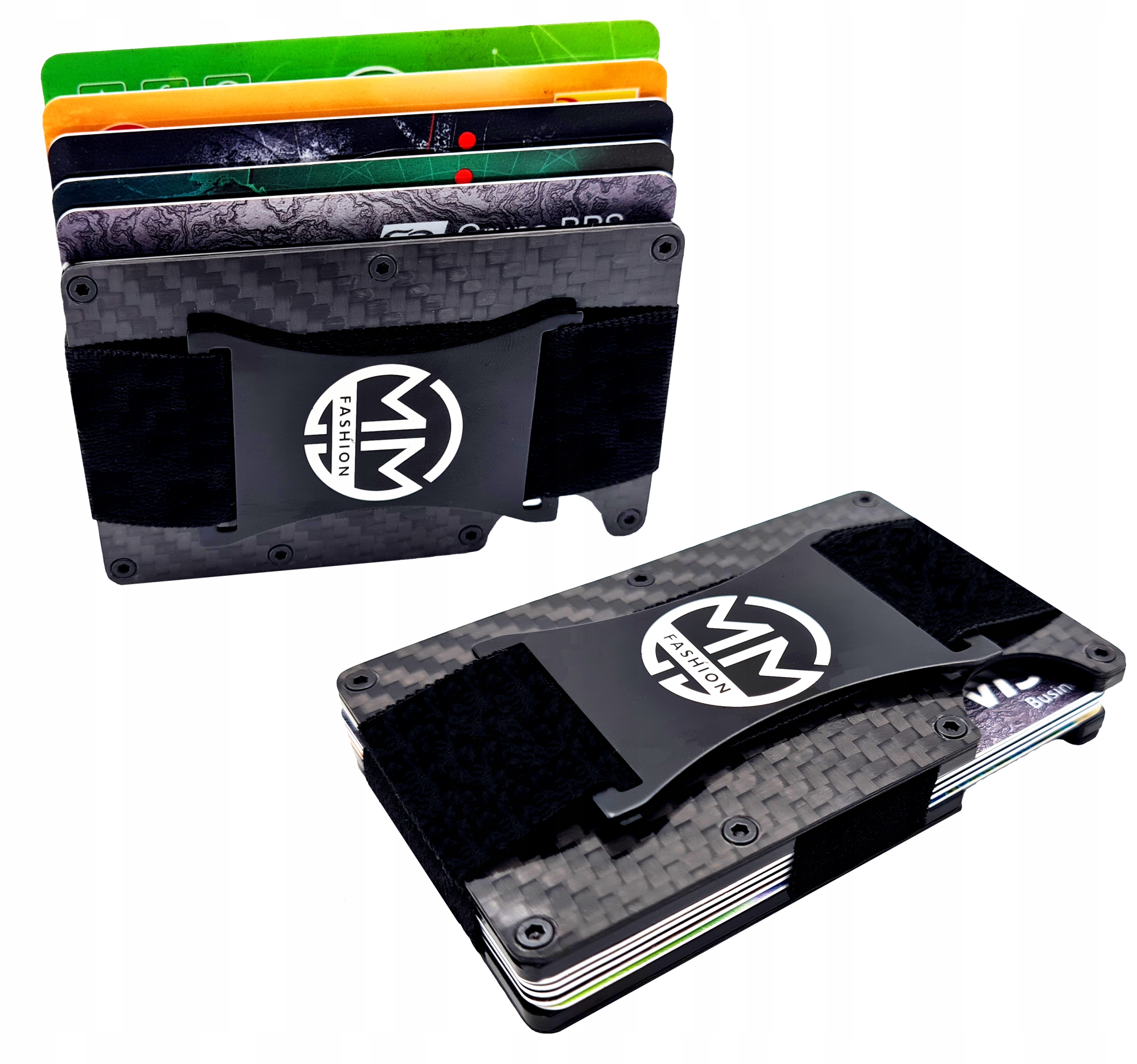 

Etui aluminiowe na Karty Banknot Carbon Rfid MM