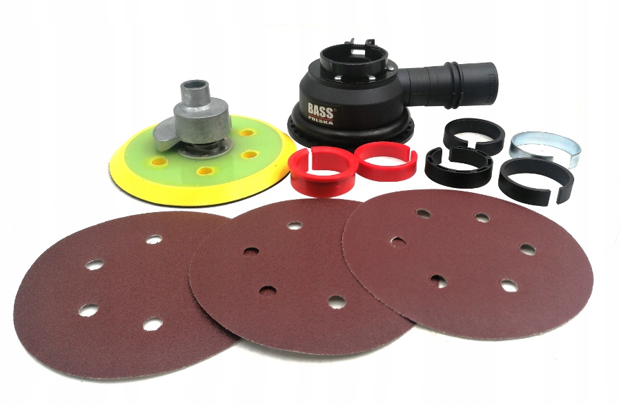 PRZYSTAWKA DO SZLIFIERKI KĄTOWEJ 125mm PEX OSCYLACYJNA MIMOŚRODOWA 150mm Marka Bass Polska