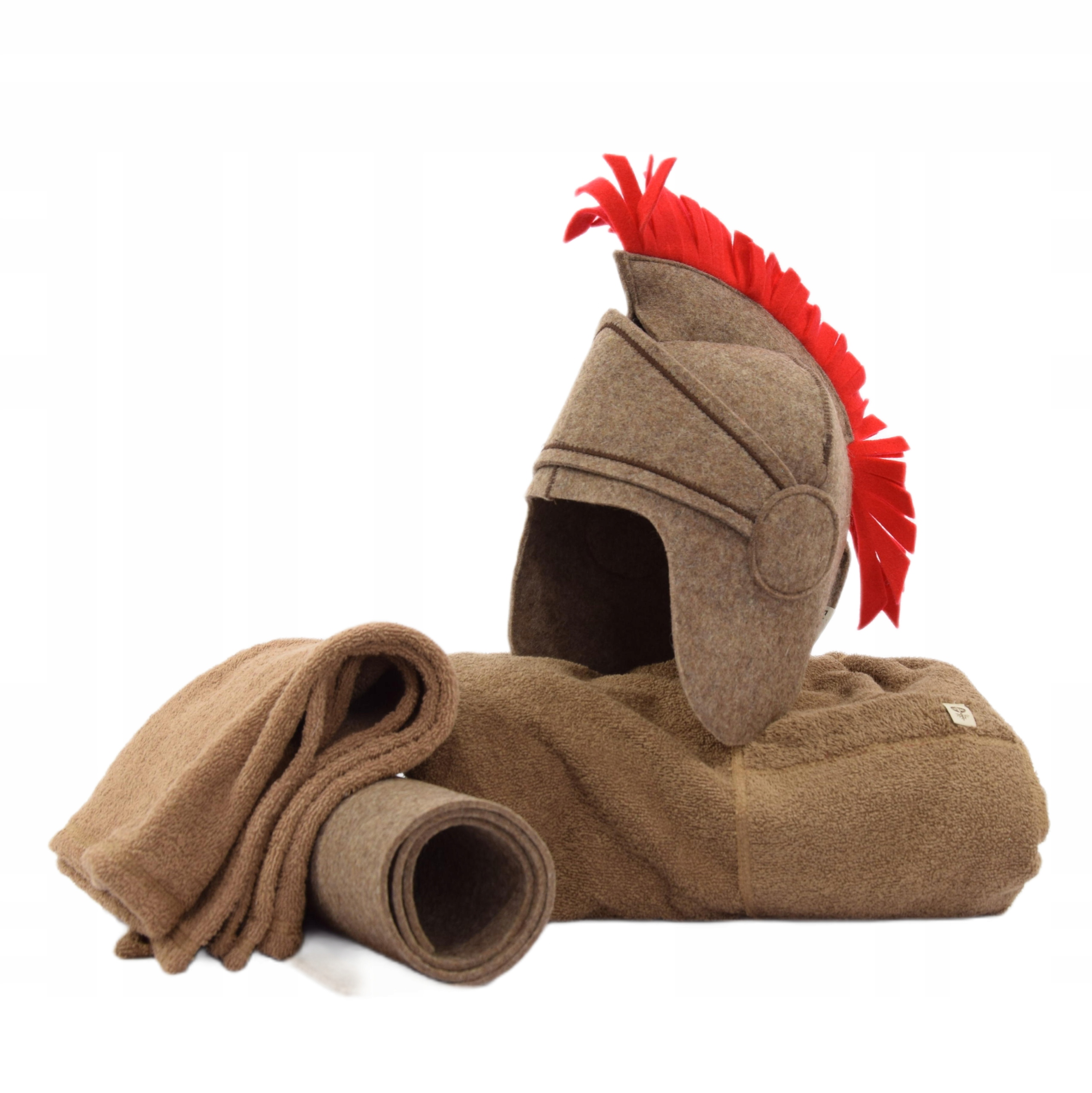 Vlněná čepice Říman Klobouk do sauny Pánský set 4ks vel L