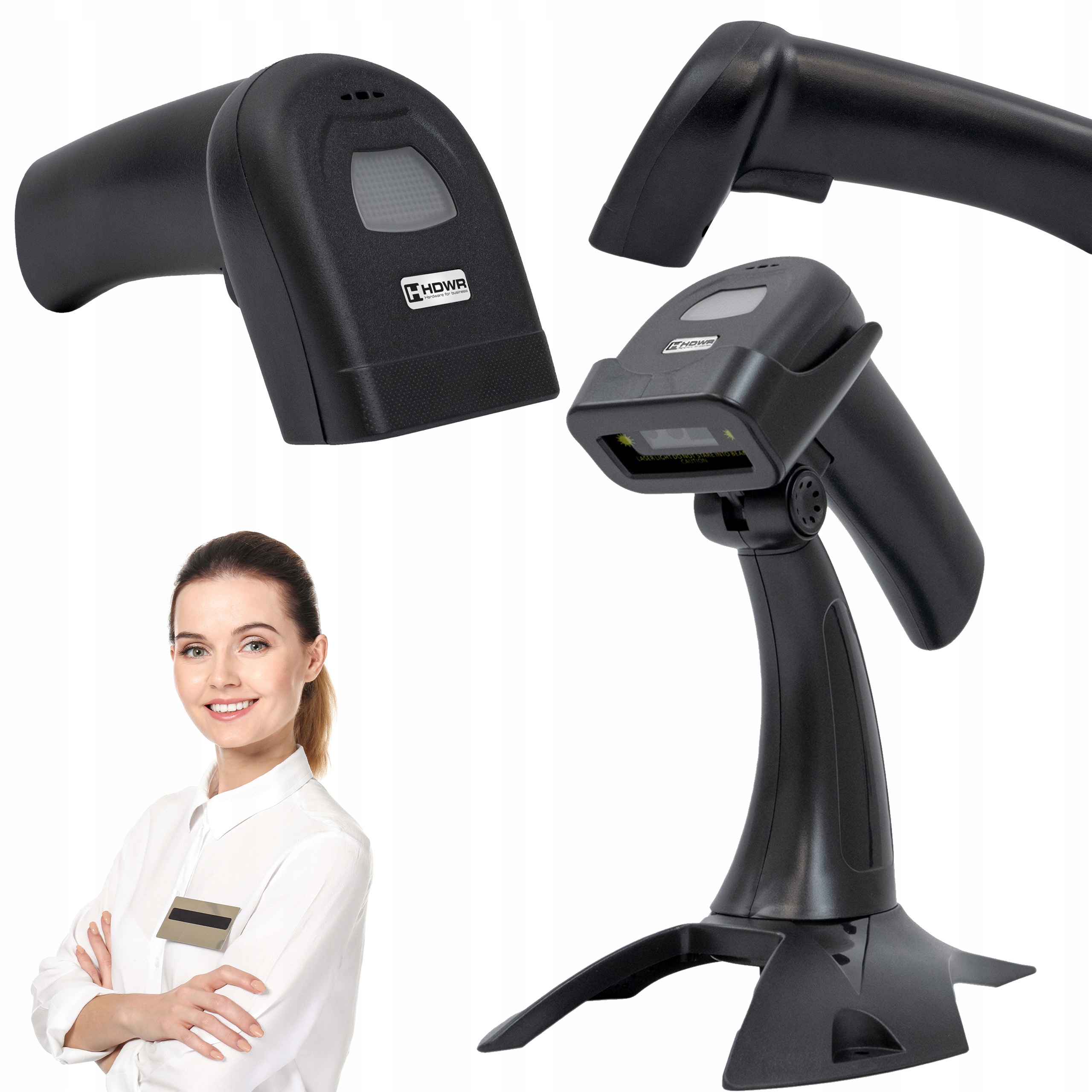 Skladová Čtečka Qr S Wifi Stojánkem 2.4G Bluetooth, Vestavěná Paměť