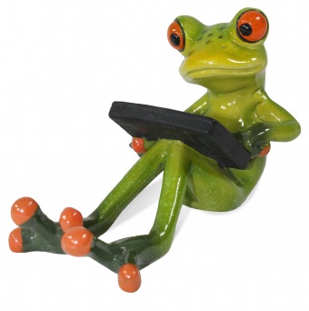 

Figurka Żaba Z Tabletem