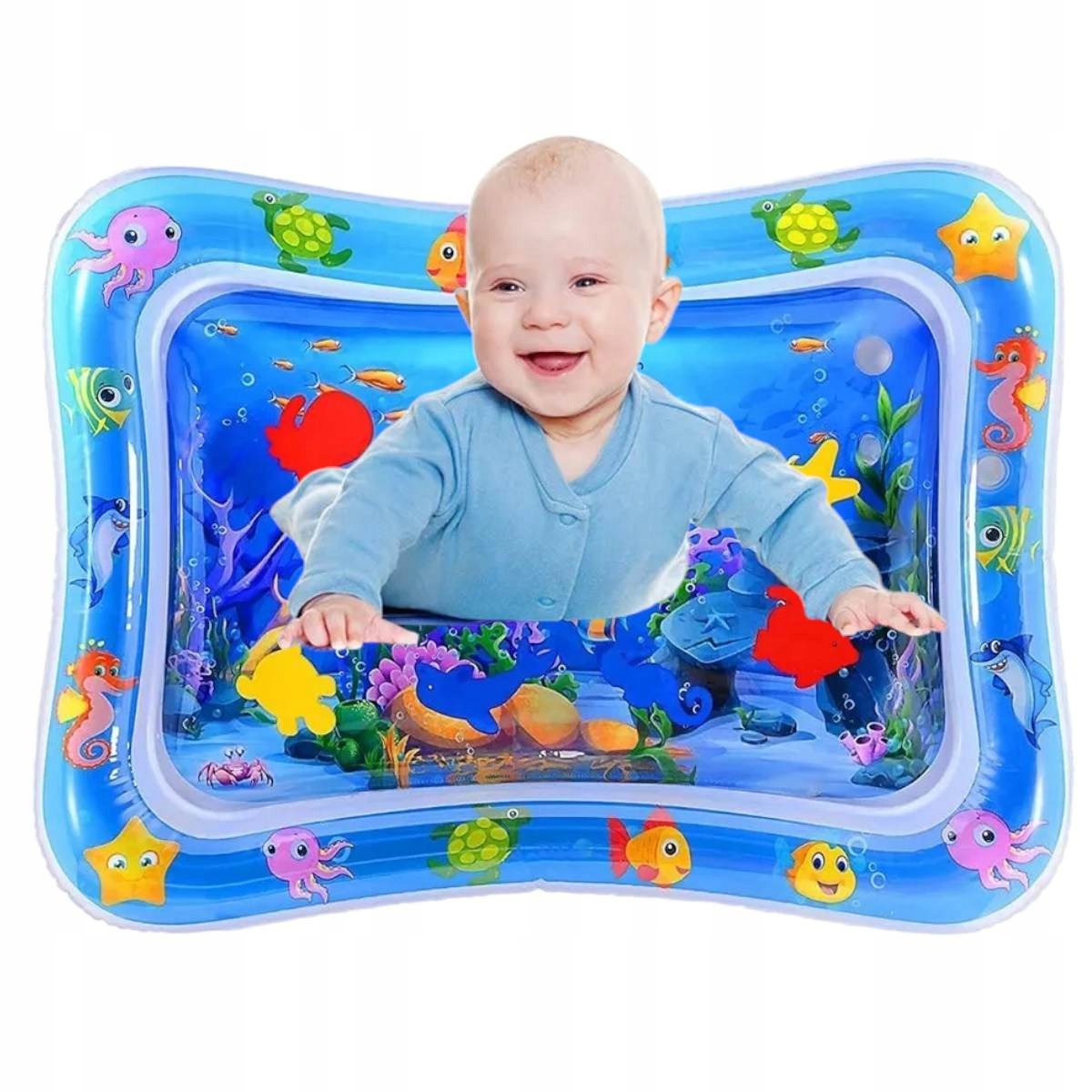 DMUCHANA MATA XXL WODNA SENSORYCZNA DLA NIEMOWLĄT