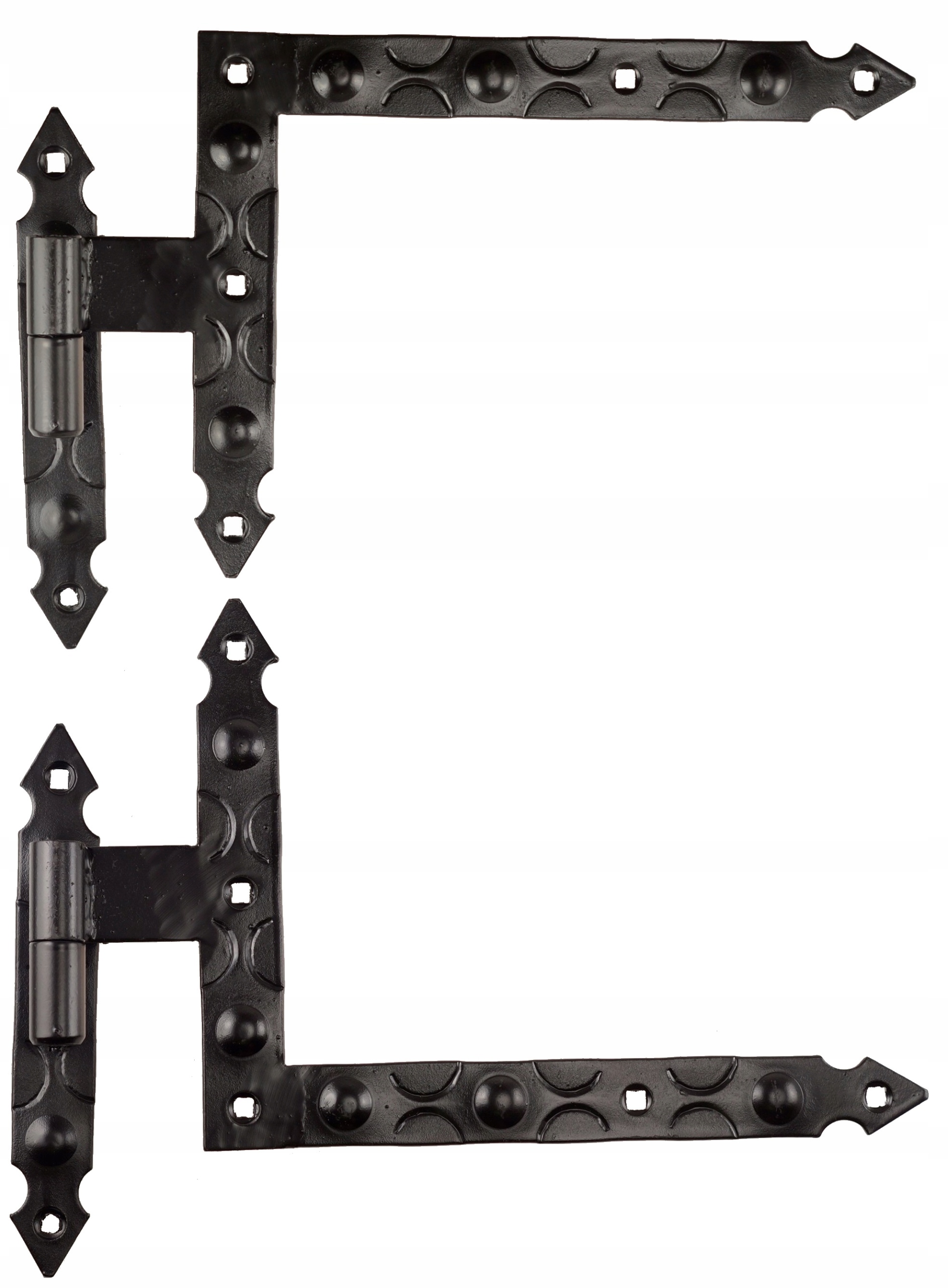 Úhlový Závěs Pro Okenice 27X20 CM Kovaný Retro 2KS