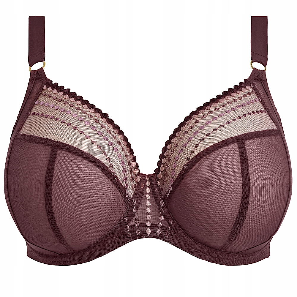 Elomi Matilda sugarplum podprsenka s hlubokým výstřihem 85K 38H