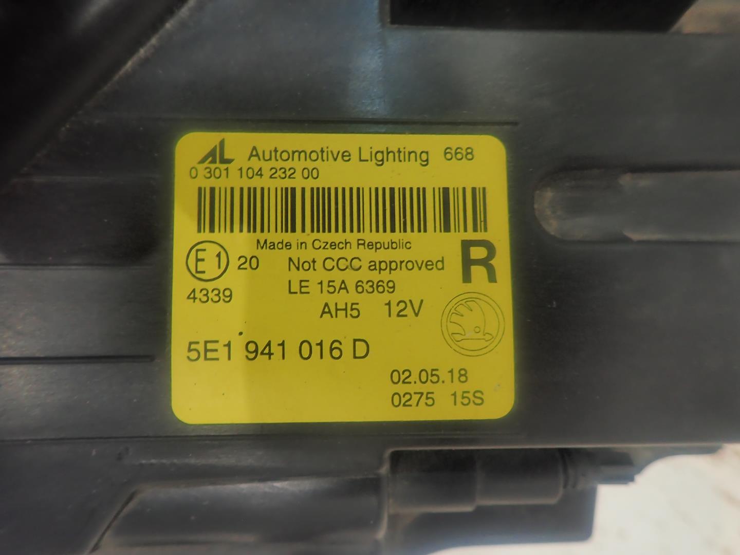 light front right SKODA OCTAVIA III LIFT FULL LED