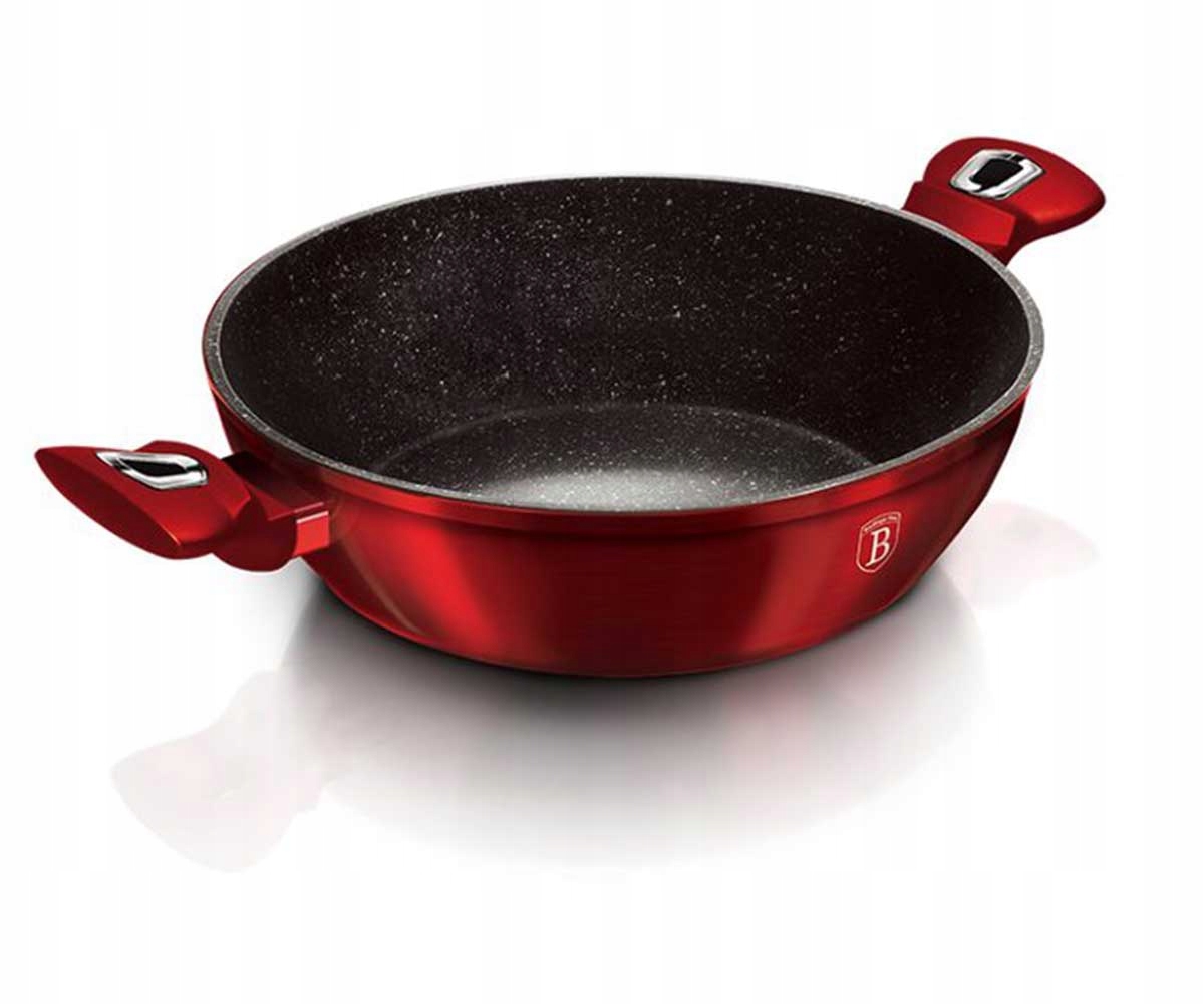 WOK GRANITOWY 32cm BERLINGER HAUS BURGUNDY BH-1264 Marka Berlinger Haus