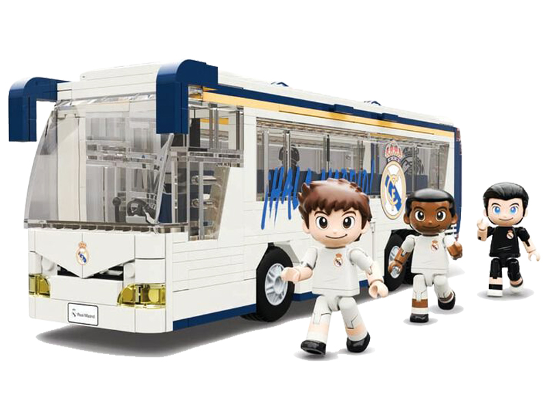Real Madrid Klubový Fotbalový Autobus K Sestavení Kostky 488 Dílů Puzzle