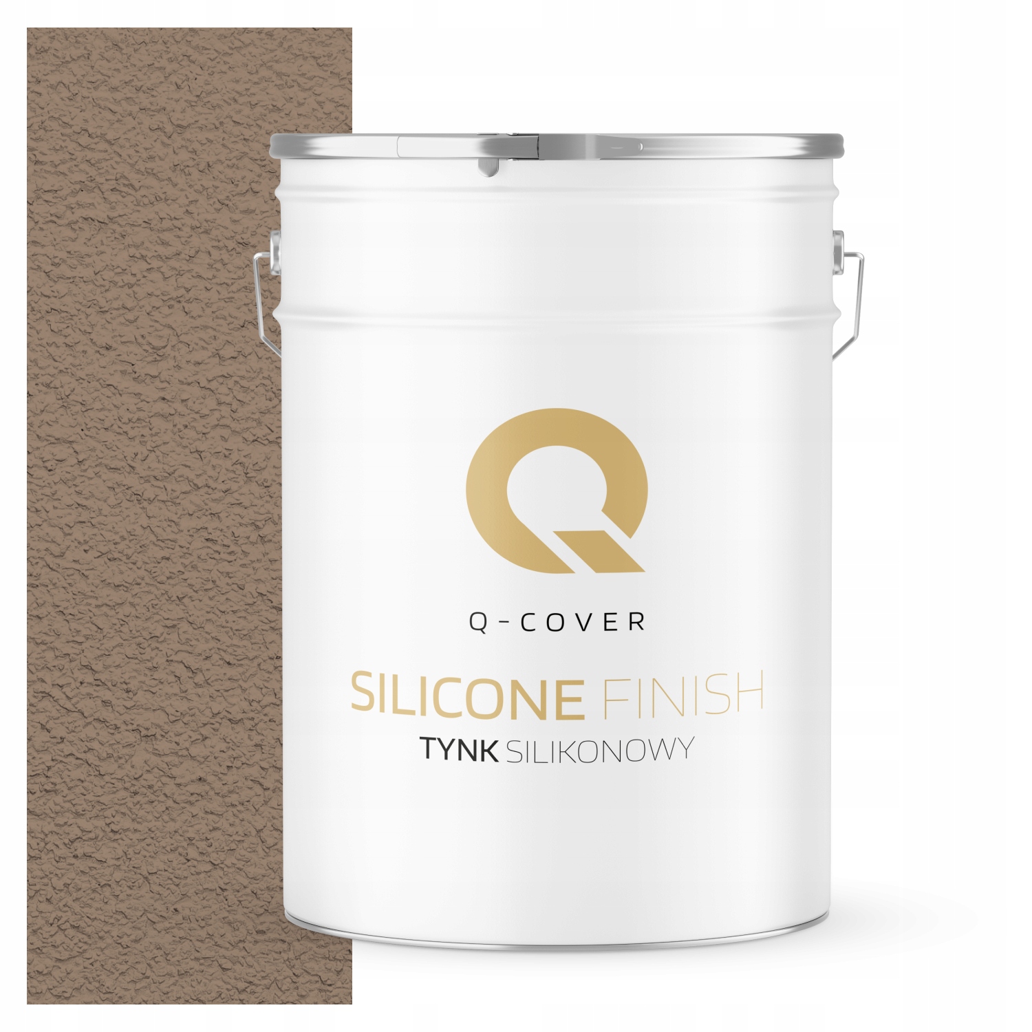 Silikonová Fasádní Omítka Ořechová F535 25KG Beránek Granulace 1.0mm